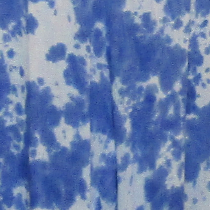 Blue Tie Dye Wrap Pant 2-Piece Set